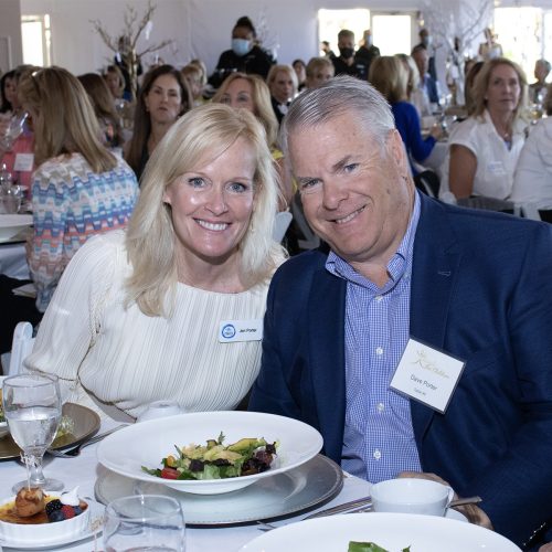 Couple Smiling at the Cherish the Children Luncheon